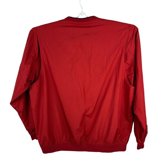 Izod XFG Red V-Neck Pullover Windbreaker Jacket XL - Picture 3 of 6